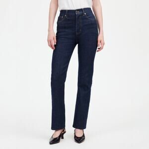 Madewell The '90s Straight Jean Norman Wash Comfort Stretch Size 28 NEW